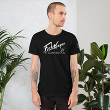 Load image into Gallery viewer, Black Fishkeeper Unisex Tee
