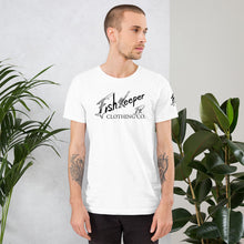 Load image into Gallery viewer, White Fishkeeper Unisex Tee
